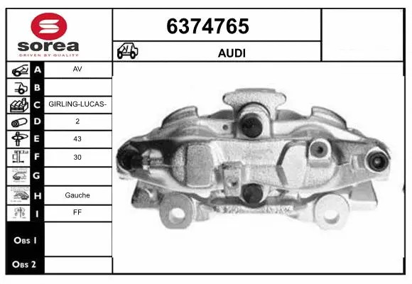Brake Caliper (6374765)