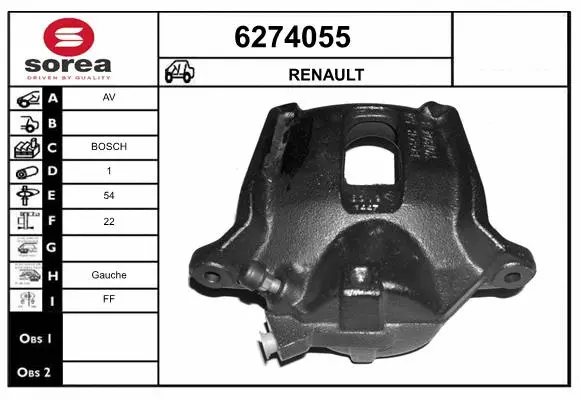 Brake Caliper (6274055)