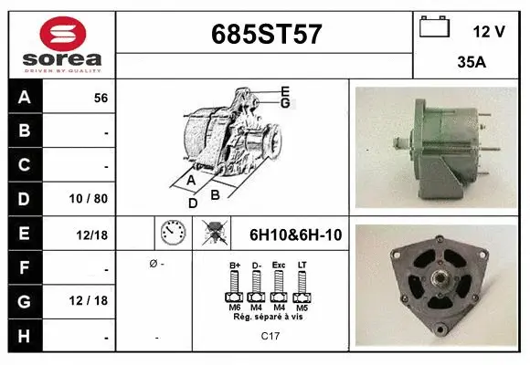 Alternator (685ST57)
