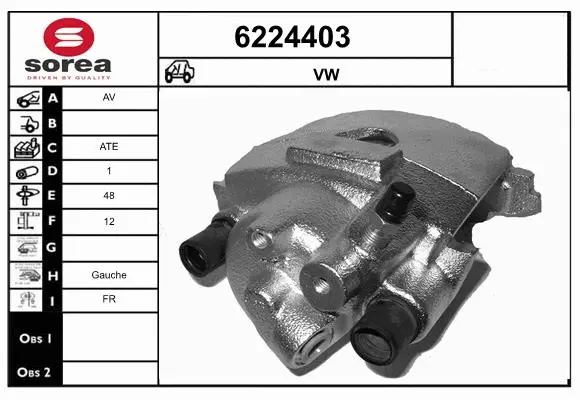 Brake Caliper (6224403)
