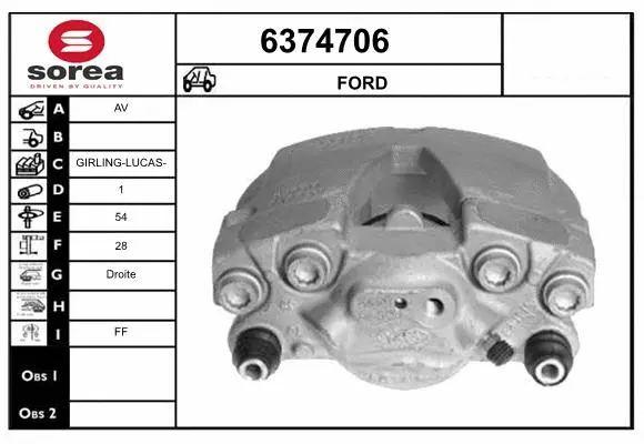 Brake Caliper (6374706)