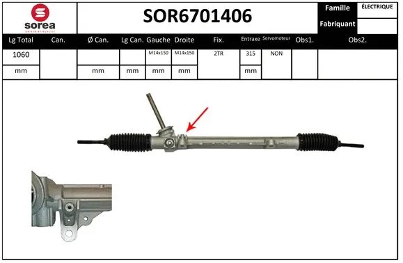 Steering Gear (SOR6701406)