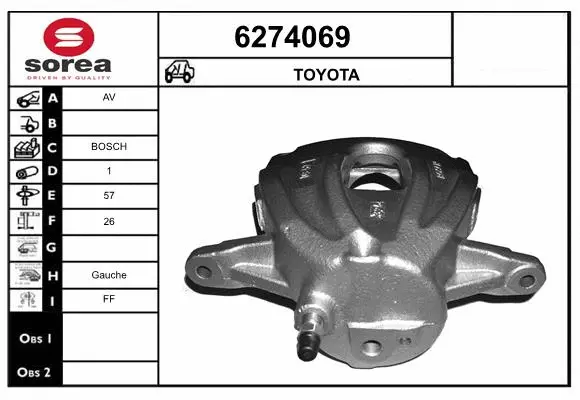 Brake Caliper (6274069)