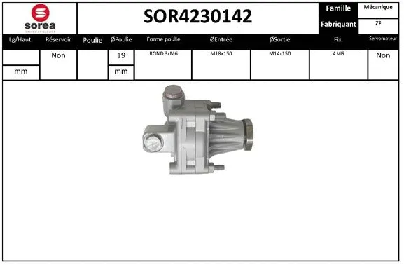 Hydraulic Pump, steering (SOR4230142)