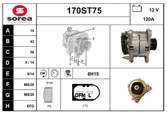 Alternator (170ST75)