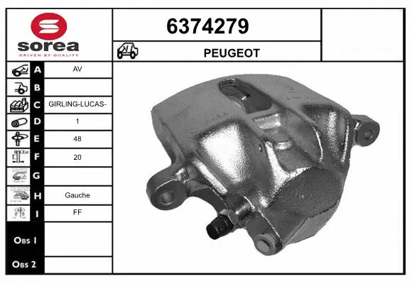 Brake Caliper (6374279)