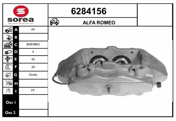 Brake Caliper (6284156)