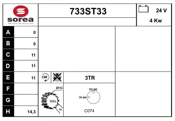 Starter (733ST33)