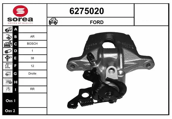 Brake Caliper (6275020)