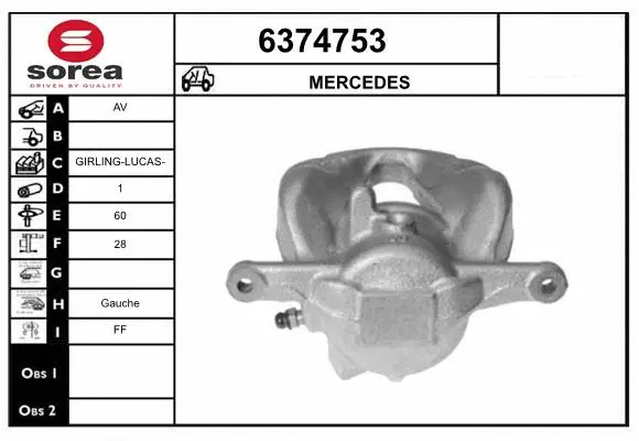 Brake Caliper (6374753)