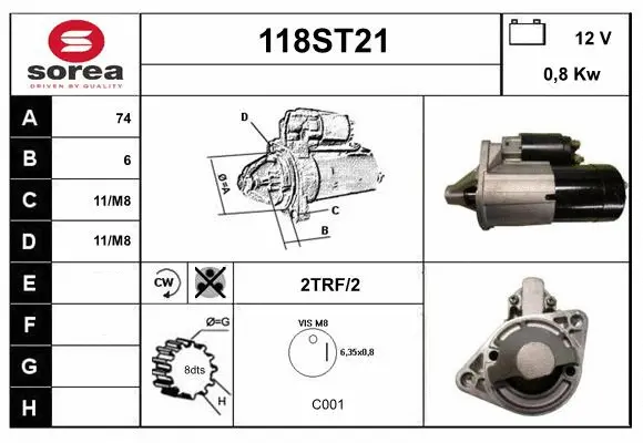 Starter (118ST21)
