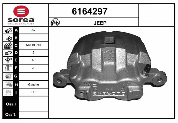 Brake Caliper (6164297)
