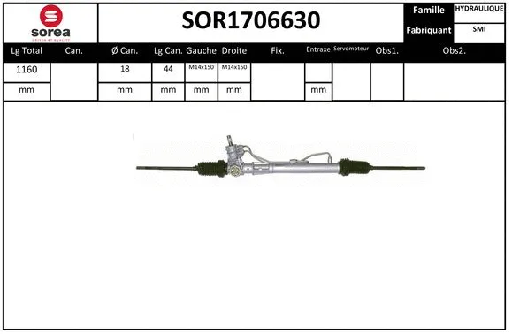 Steering Gear (SOR1706630)