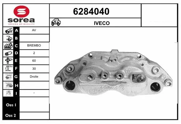 Brake Caliper (6284040)