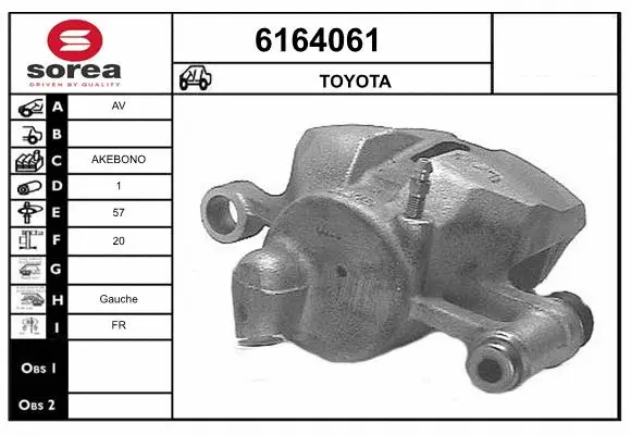 Brake Caliper (6164061)