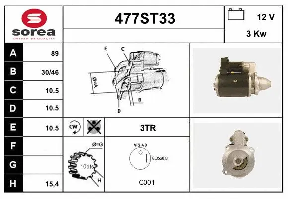 Starter (477ST33)