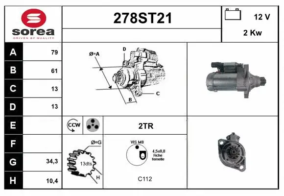 Starter (278ST21)