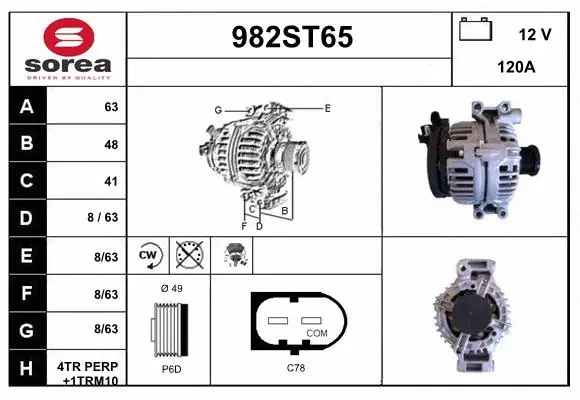 Alternator (982ST65)