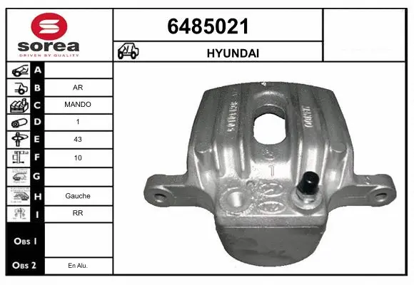 Brake Caliper (6485021)
