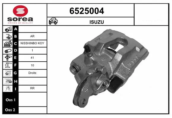 Brake Caliper (6525004)
