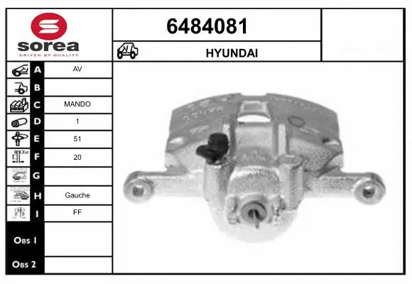 Brake Caliper (6484081)