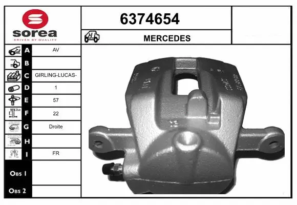 Brake Caliper (6374654)