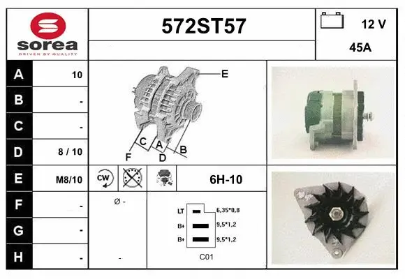 Alternator (572ST57)