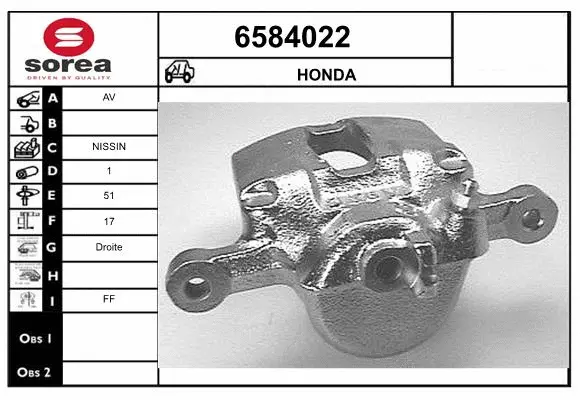 Brake Caliper (6584022)