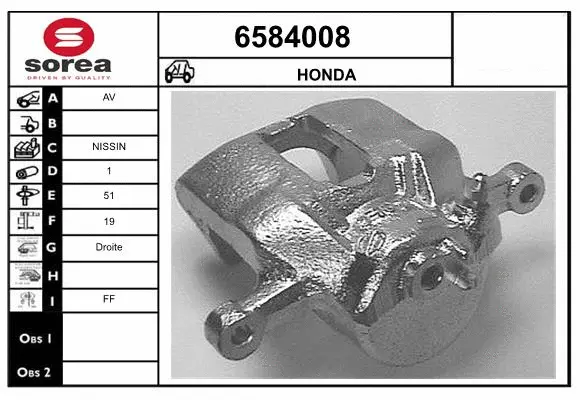 Brake Caliper (6584008)