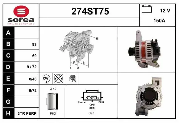 Alternator (274ST75)