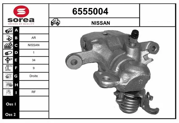 Brake Caliper (6555004)