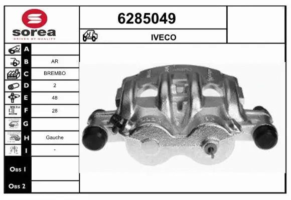Brake Caliper (6285049)
