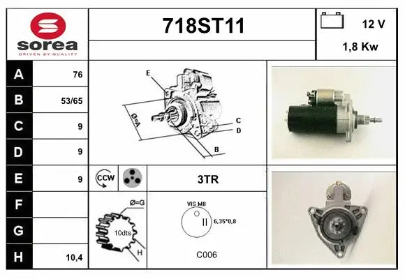 Starter (718ST11)