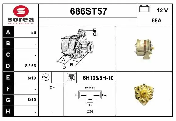 Alternator (686ST57)