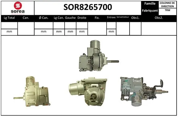 Steering Column (SOR8265700)