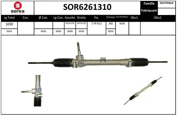 Steering Gear (SOR6261310)