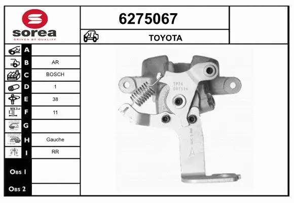 Brake Caliper (6275067)