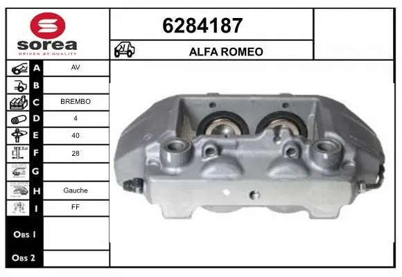 Brake Caliper (6284187)