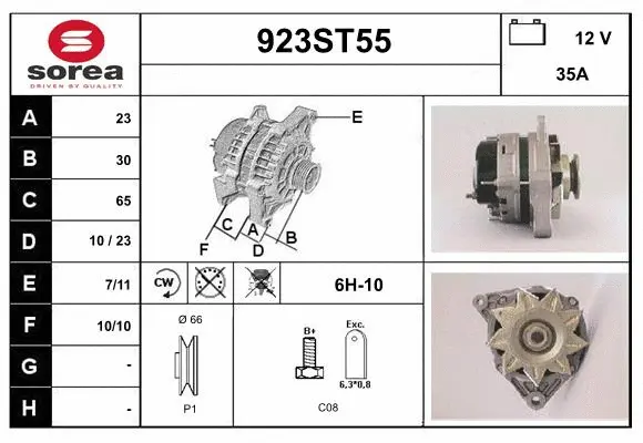 Alternator (923ST55)