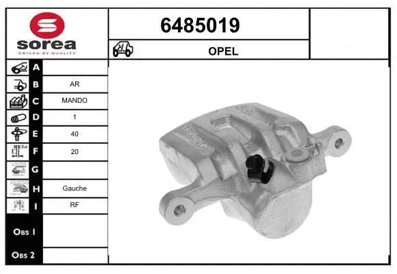 Brake Caliper (6485019)