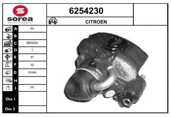 Brake Caliper (6254230)