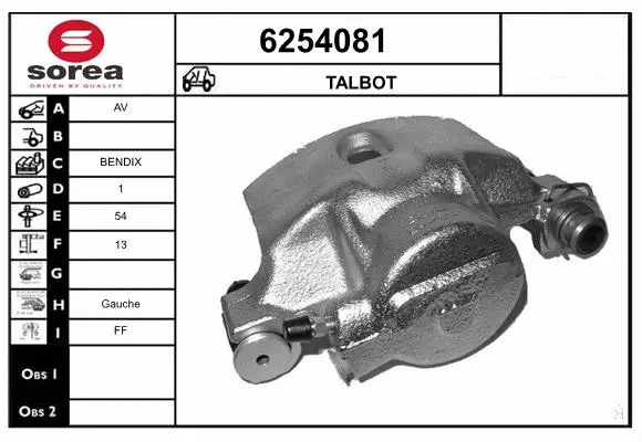 Brake Caliper (6254081)