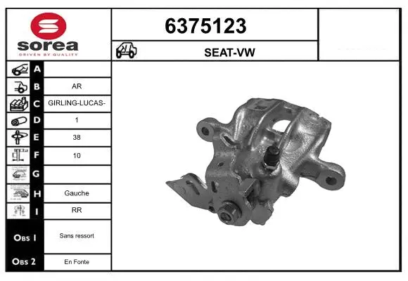 Brake Caliper (6375123)
