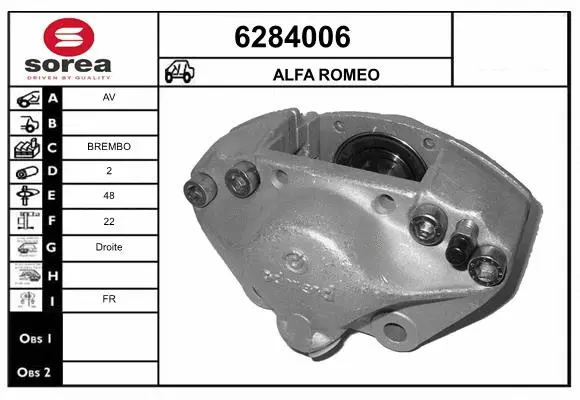 Brake Caliper (6284006)