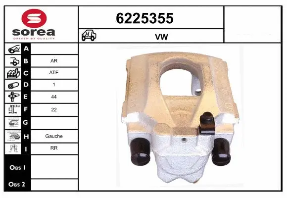 Brake Caliper (6225355)