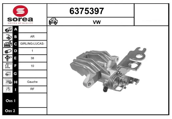 Brake Caliper (6375397)