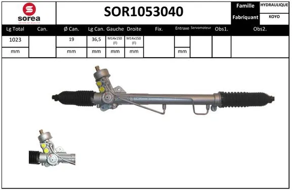 Steering Gear (SOR1053040)