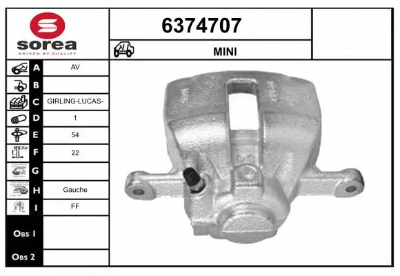 Brake Caliper (6374707)