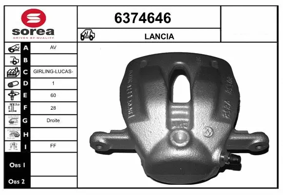 Brake Caliper (6374646)