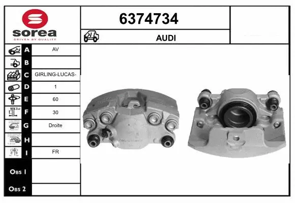 Brake Caliper (6374734)